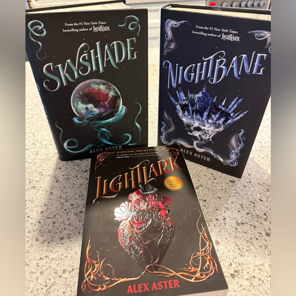 Alex Aster Book Set - Skyshade, Nightbane, and Lightlark